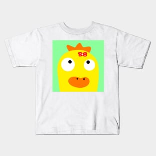 funny duck head Kids T-Shirt